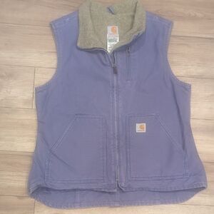 Carhartt Women's Lavender Sherpa Lined Vest